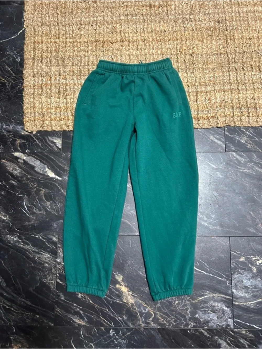 GAP Kids Green Fleece Joggers